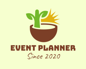 Eco Friendly - Natural Plant Seedling logo design