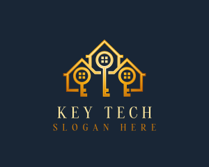 Real Estate Key logo design