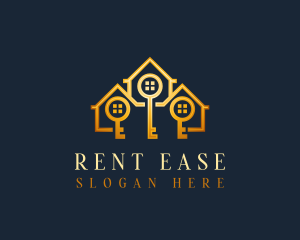 Real Estate Key logo design