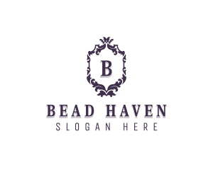 Wreath Wedding Event logo design