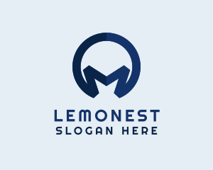 Financial - Startup Media Enterprise Letter M logo design