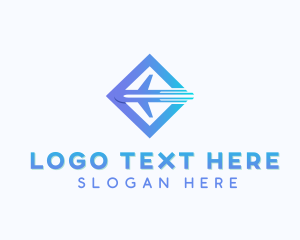 Logistics - Aviation Forwarding Aircraft logo design