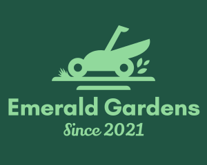 Lawn Mower Gardening logo design