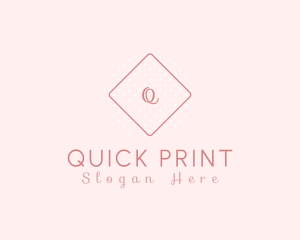 Feminine Diamond Fashion Boutique  logo design