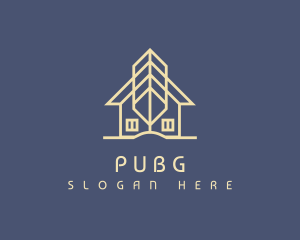 Mortgage - Golden Leaf Cabin logo design