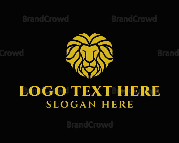 Luxury Lion Mane Logo