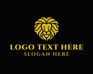 Wildlife Conservation - Luxury Lion Mane logo design