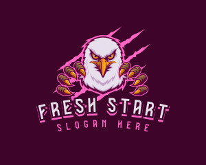 Eagle Claw Scratch logo design