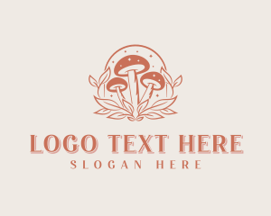 Organic - Organic Magical Mushroom logo design