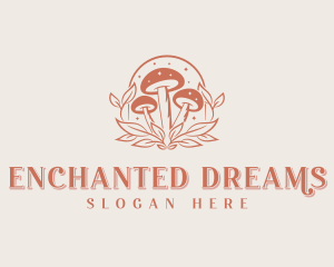 Magical - Organic Magical Mushroom logo design