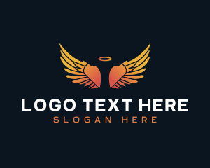 Heaven - Heavenly Angelic Wings logo design