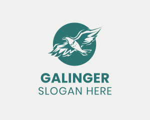 Soaring Flying Eagle Logo