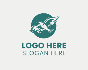 Soaring - Soaring Flying Eagle logo design
