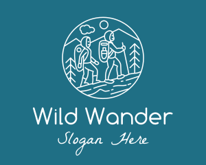 Adventure - Outdoor Hiking Adventure logo design