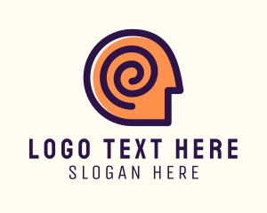 Tutorial Center - Human Psychology Thinking logo design