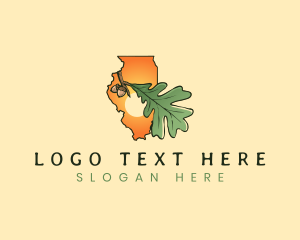 Leaf - Leaf Illinois Oak logo design