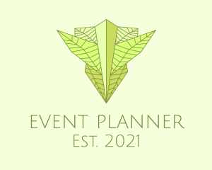 Eco Friendly - Natural Leaves Badge logo design