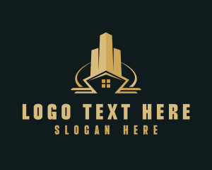 High Rise - Condominium Property Building logo design