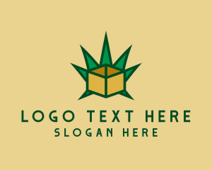 Storage - Marijuana Weed Box logo design