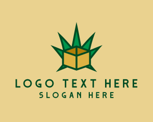 Marijuana Weed Box Logo