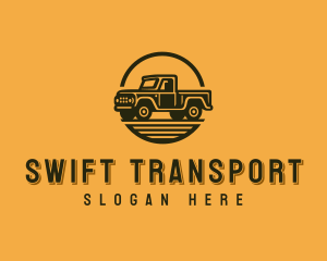 Transportation Truck Vehicle logo design