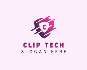 Cyber Tech Shield  logo design