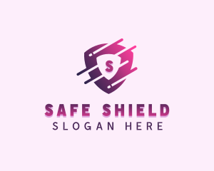 Cyber Tech Shield  logo design