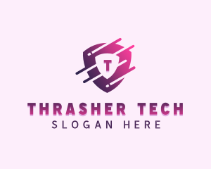 Cyber Tech Shield  logo design