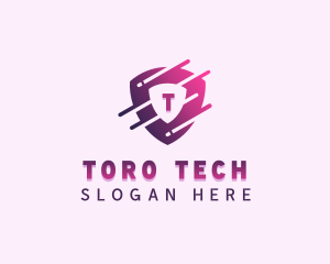 Cyber Tech Shield  logo design