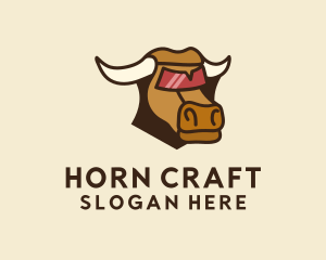 Wild Bison Horn  logo design