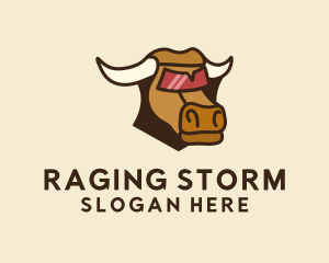 Wild Bison Horn  logo design