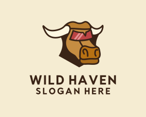 Wild Bison Horn  logo design