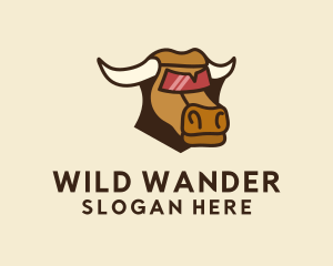 Wild Bison Horn  logo design