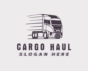 Trailer Truck Logistics logo design