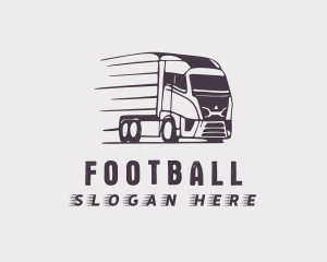 Violet - Trailer Truck Logistics logo design