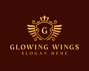 Royal Crown Wings logo design