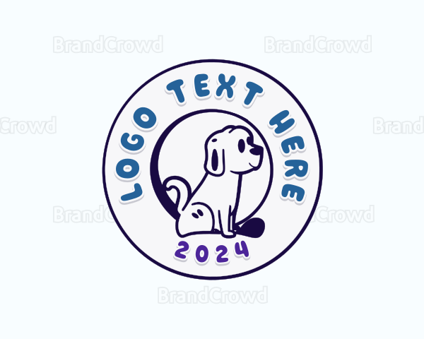 Puppy Dog Grooming Logo