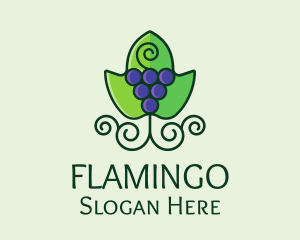 Vine - Organic Grape Wine logo design