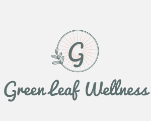 Leaf Wellness Spa logo design