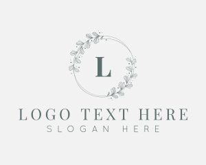 Wreath - Natural Organic Boutique logo design