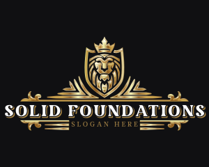Sophisticated - Lion Head Monarchy logo design