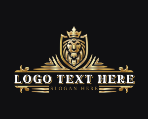 Sophisticated - Lion Head Monarchy logo design