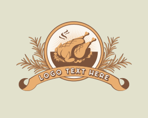 Roast Chicken Turkey Logo