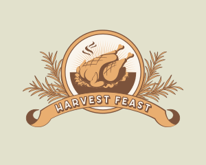 Roast Chicken Turkey logo design