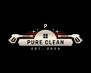 Clean Roof Pressure Wash logo design