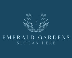 Bluebell Flower Spa logo design