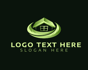 Lawn - House Residential Landscaping logo design