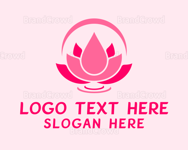 Pink Flower Spa Logo