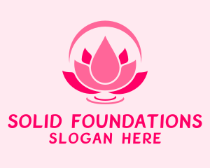 Pink Flower Spa  Logo