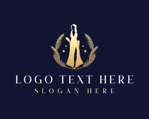 Stylist - Luxury Elegant Gown logo design